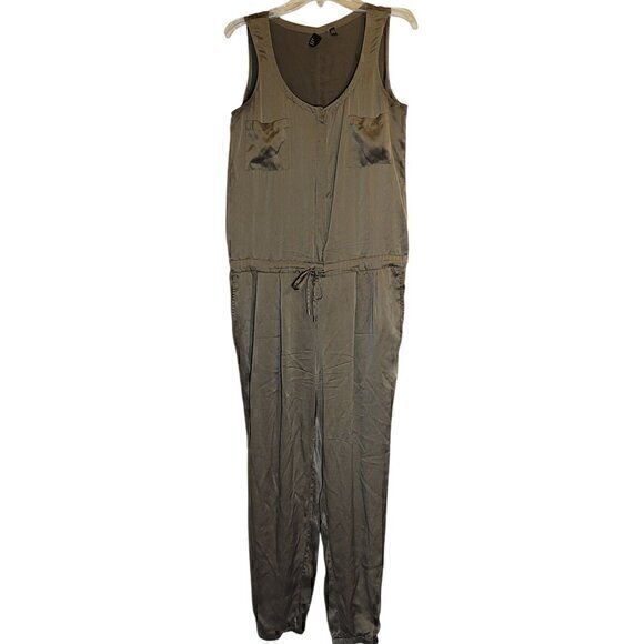 Eileen Fisher The Fisher Project Silk Jumpsuit Sleeveless S - Picture 1 of 7